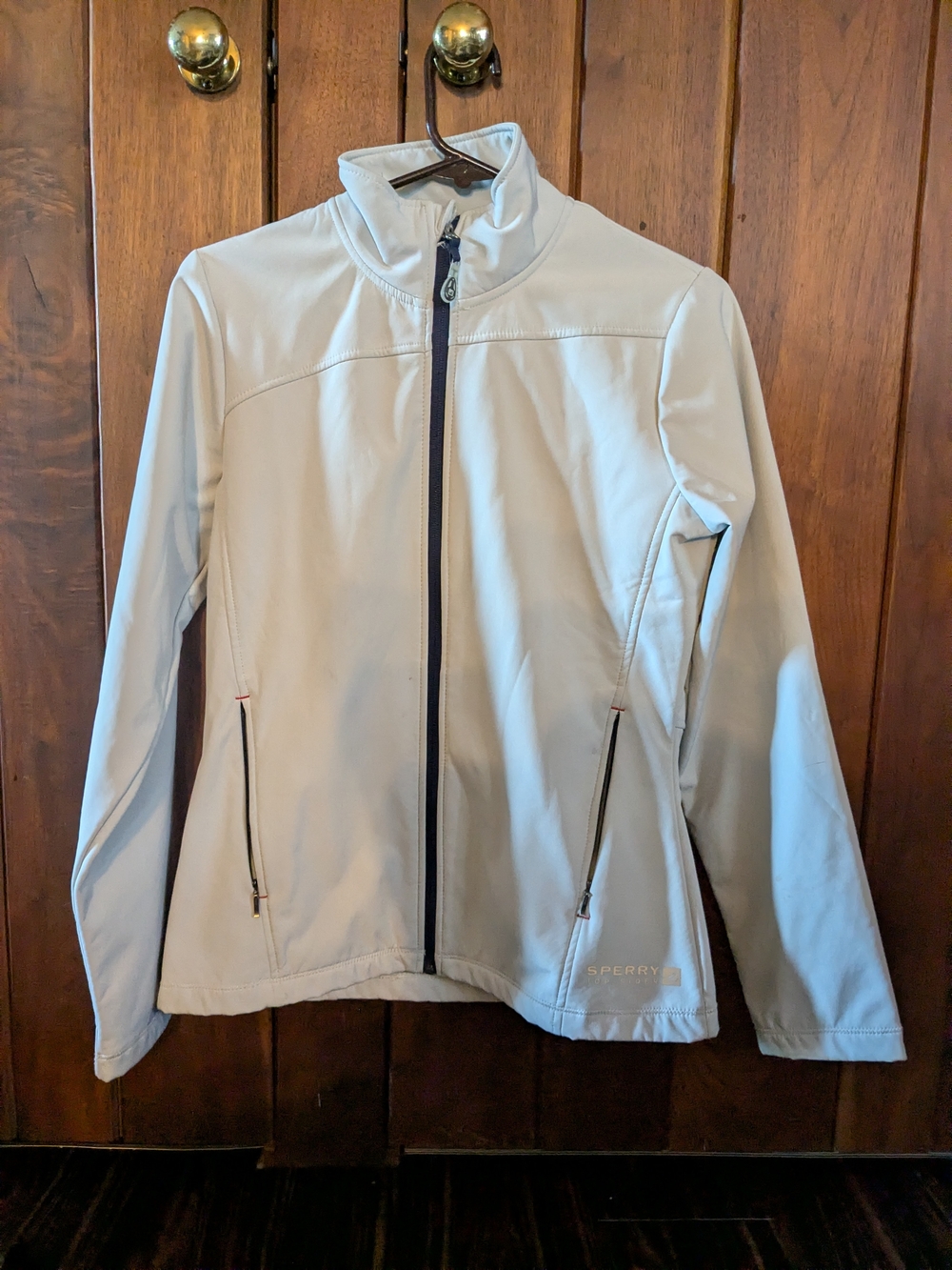 Sperry Women’s Light Gray Softshell Jacket Size Medium